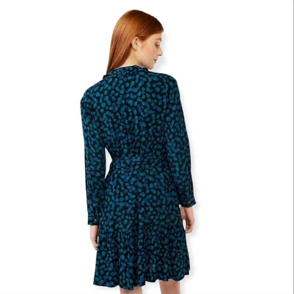 free assembly Tiered Belted Mini Dress - Picture 4 of 14